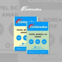 Papel A4 Boreal 75g Amarillo