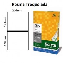 Resma Oficio Troquelada 80gr