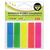 Señaladores De Paginas 5 Colores X 5 Unidades
